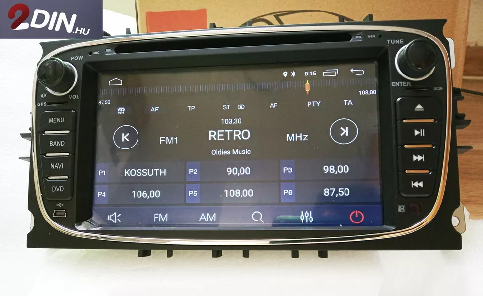Ford 2 DIN DVD 2GB RAM 32GB ROM Navigáció Fejegység Android 8.1 Magyar  Nyelvű - 2 DIN multimédia - autórádió multimédia, fejegység, navigáció,  autóhifi, Autóhifi fejegység, GPS