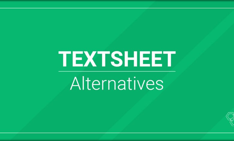 text sheet