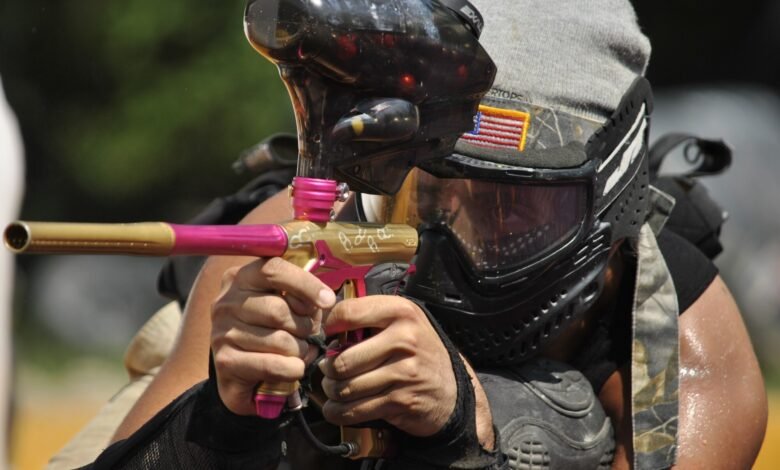 paintball equipment