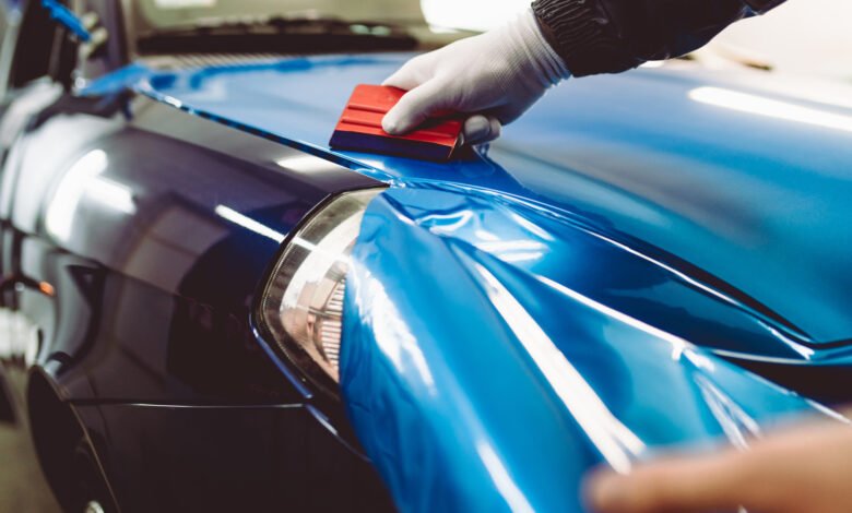 wrapping a car