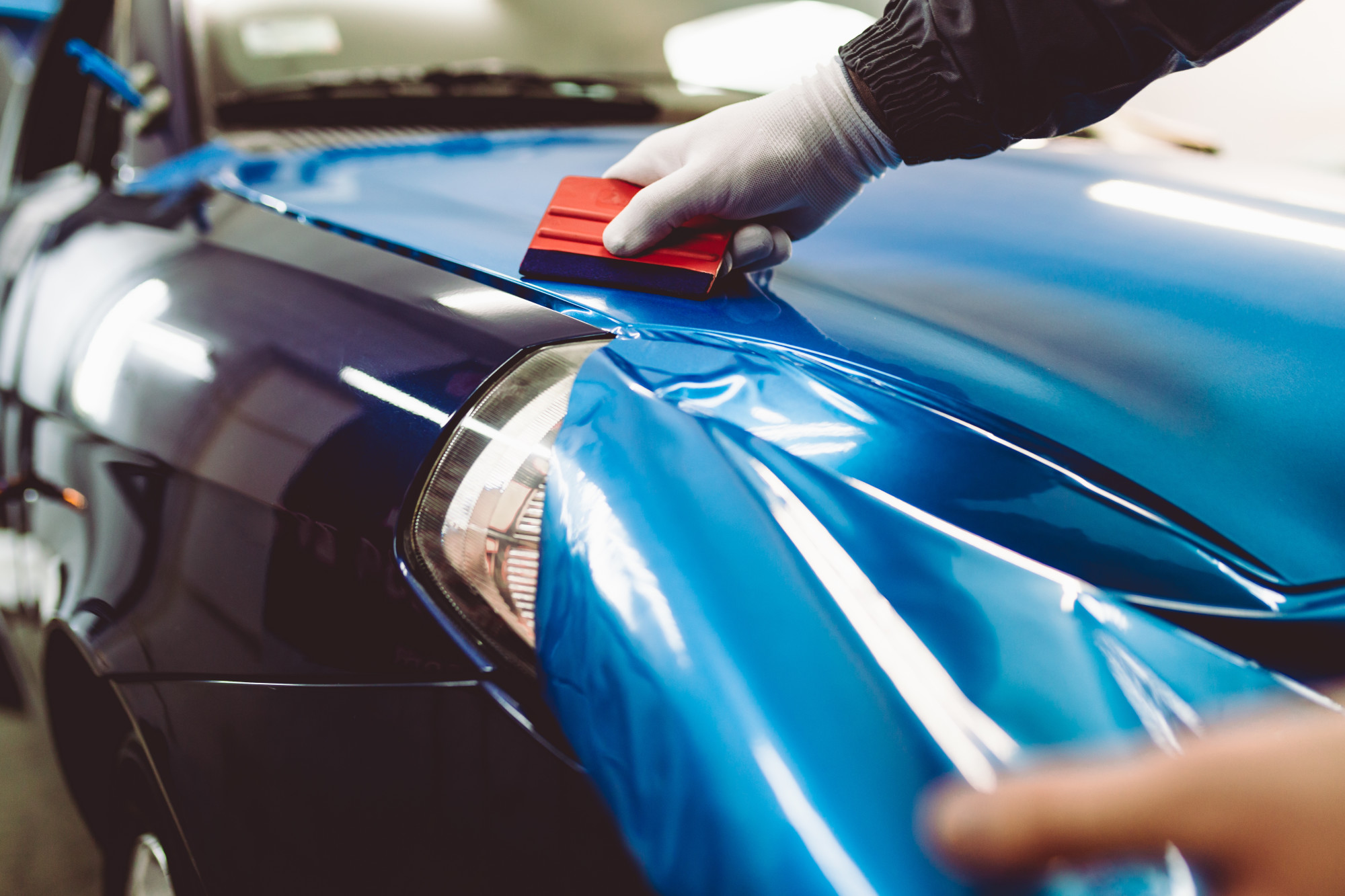 wrapping a car