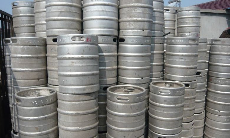 beer kegs